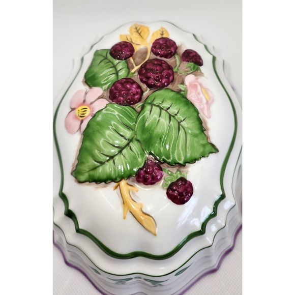 Vintage The Franklin Mint Le Cordon Bleu Collectible Porcelain Molds Set of 2 - Picture 5 of 12